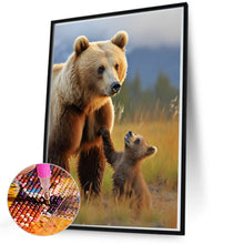 Load image into Gallery viewer, Diamond Painting - Full Round - Mother Bear and Baby Bear (50*70CM)
