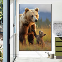 Load image into Gallery viewer, Diamond Painting - Full Round - Mother Bear and Baby Bear (50*70CM)

