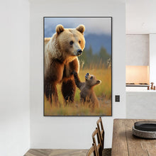 Load image into Gallery viewer, Diamond Painting - Full Round - Mother Bear and Baby Bear (50*70CM)
