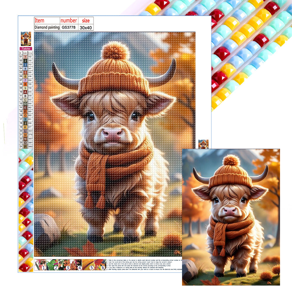 Diamond Painting - Full Square - woods calf (30*40CM)