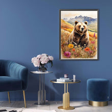 Load image into Gallery viewer, Diamond Painting - Full Square - Brown bear in the woods (30*40CM)
