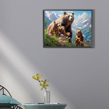Load image into Gallery viewer, Diamond Painting - Full Square - alpine brown bear (40*30CM)
