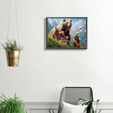 Load image into Gallery viewer, Diamond Painting - Full Square - alpine brown bear (40*30CM)
