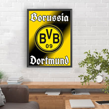 Load image into Gallery viewer, Diamond Painting - Full Round - Borussia Dortmund football club logo (30*40CM)
