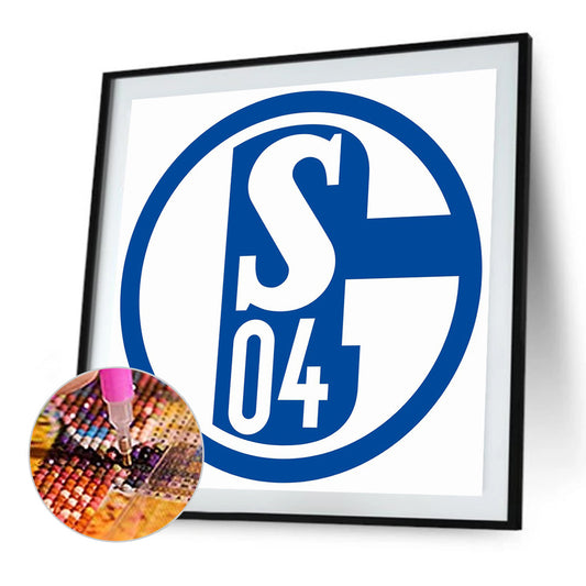 Diamond Painting - Full Round - Schalke 04 team logo (40*40CM)
