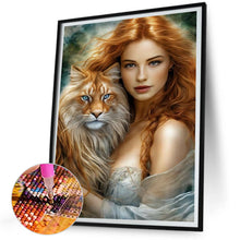 Load image into Gallery viewer, Diamond Painting - Full Square - girl (30*40CM)
