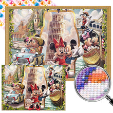 Load image into Gallery viewer, AB Diamond Painting - Full Round - Mickey and Minnie&#39;s date trip (50*70CM)
