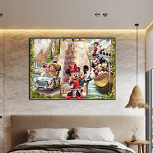 Load image into Gallery viewer, AB Diamond Painting - Full Round - Mickey and Minnie&#39;s date trip (50*70CM)
