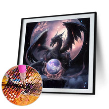 Load image into Gallery viewer, Diamond Painting - Full Round - Flying dragon playing with pearls (30*30CM)
