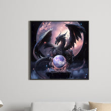 Load image into Gallery viewer, Diamond Painting - Full Round - Flying dragon playing with pearls (30*30CM)
