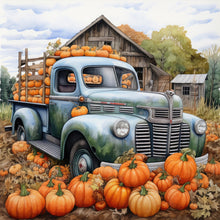 Load image into Gallery viewer, Diamond Painting - Full Round - Fruit and vegetable truck (30*30CM)
