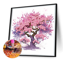 Load image into Gallery viewer, Diamond Painting - Partial Special Shaped - flower tree (30*30CM)
