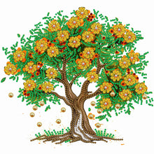 Load image into Gallery viewer, Diamond Painting - Partial Special Shaped - flower tree (30*30CM)
