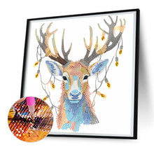 Load image into Gallery viewer, Diamond Painting - Partial Special Shaped - deer head (30*30CM)
