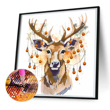 Load image into Gallery viewer, Diamond Painting - Partial Special Shaped - deer head (30*30CM)
