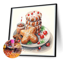 Load image into Gallery viewer, Diamond Painting - Partial Special Shaped - Cookie drinks (30*30CM)

