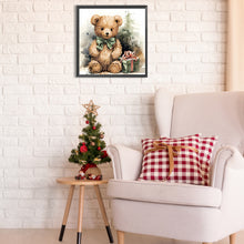 Load image into Gallery viewer, Diamond Painting - Partial Special Shaped - gift bear (30*30CM)
