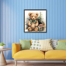 Load image into Gallery viewer, Diamond Painting - Partial Special Shaped - gift bear (30*30CM)
