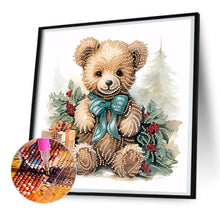 Load image into Gallery viewer, Diamond Painting - Partial Special Shaped - gift bear (30*30CM)
