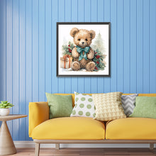 Load image into Gallery viewer, Diamond Painting - Partial Special Shaped - gift bear (30*30CM)
