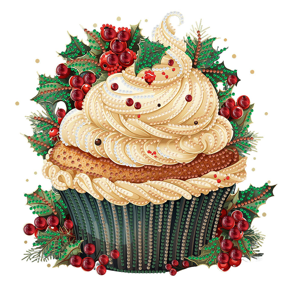Diamond Painting - Partial Special Shaped - cake (30*30CM)