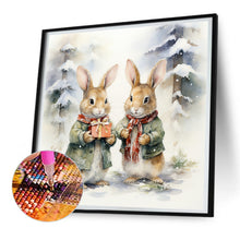 Load image into Gallery viewer, Diamond Painting - Full Round - gift bunny (30*30CM)
