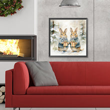Load image into Gallery viewer, Diamond Painting - Full Round - gift bunny (30*30CM)
