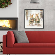 Load image into Gallery viewer, Diamond Painting - Full Round - gift bunny (30*30CM)
