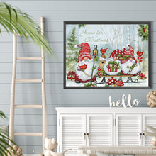 Load image into Gallery viewer, Diamond Painting - Full Round - christmas gnome (40*30CM)
