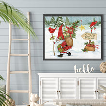 Load image into Gallery viewer, Diamond Painting - Full Round - christmas gnome (40*30CM)
