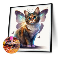 Load image into Gallery viewer, Diamond Painting - Full Round - wings kitten (30*30CM)
