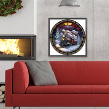 Load image into Gallery viewer, Diamond Painting - Full Round - Yuan brand snow train (30*30CM)
