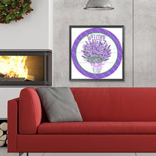 Load image into Gallery viewer, Diamond Painting - Full Round - round brand lavender (30*30CM)

