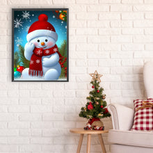 Load image into Gallery viewer, Diamond Painting - Full Round - Christmas snowman (30*40CM)
