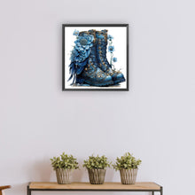 Load image into Gallery viewer, Diamond Painting - Full Round - blue boots (30*30CM)
