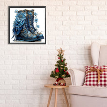 Load image into Gallery viewer, Diamond Painting - Full Round - blue boots (30*30CM)
