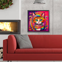 Load image into Gallery viewer, Diamond Painting - Full Round - Colorful cats (30*30CM)

