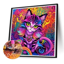 Load image into Gallery viewer, Diamond Painting - Full Round - Colorful cats (30*30CM)
