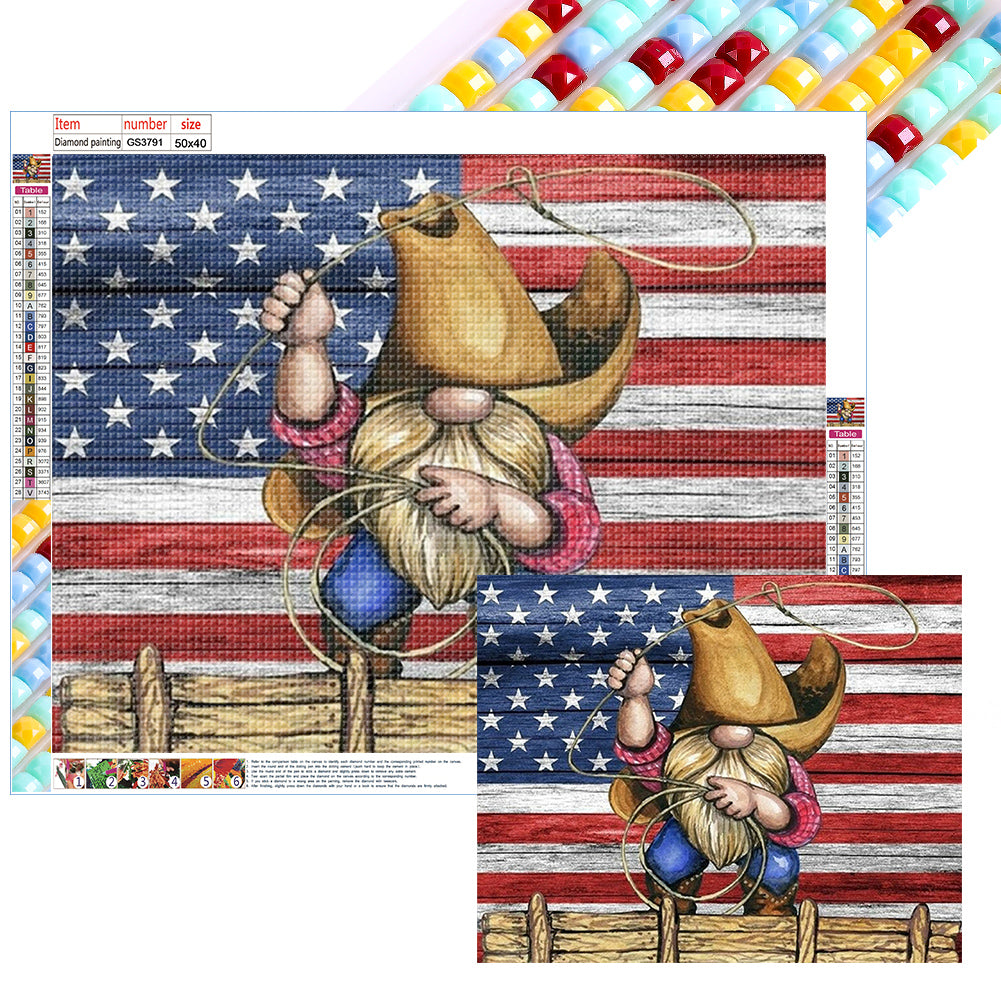 Diamond Painting - Full Square - Cowboy Goblin (50*40CM)