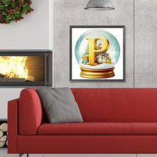 Load image into Gallery viewer, Diamond Painting - Full Round - Christmas letter crystal ball P (30*30CM)
