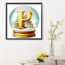 Load image into Gallery viewer, Diamond Painting - Full Round - Christmas letter crystal ball P (30*30CM)
