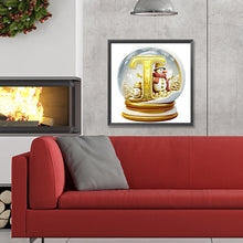 Load image into Gallery viewer, Diamond Painting - Full Round - Christmas letter crystal ball T (30*30CM)
