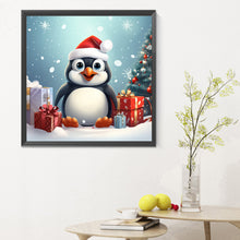 Load image into Gallery viewer, Diamond Painting - Full Round - Christmas little penguin (30*30CM)
