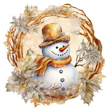 Load image into Gallery viewer, Diamond Painting - Full Round - winter snowman (30*30CM)
