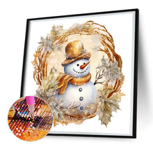 Load image into Gallery viewer, Diamond Painting - Full Round - winter snowman (30*30CM)
