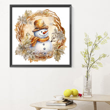 Load image into Gallery viewer, Diamond Painting - Full Round - winter snowman (30*30CM)
