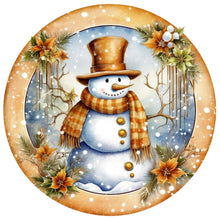 Load image into Gallery viewer, Diamond Painting - Full Round - winter snowman (30*30CM)
