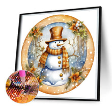 Load image into Gallery viewer, Diamond Painting - Full Round - winter snowman (30*30CM)
