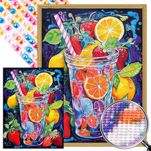 Load image into Gallery viewer, AB Diamond Painting - Full Round - Fruit tea cup (30*40CM)
