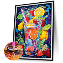 Load image into Gallery viewer, AB Diamond Painting - Full Round - Fruit tea cup (30*40CM)
